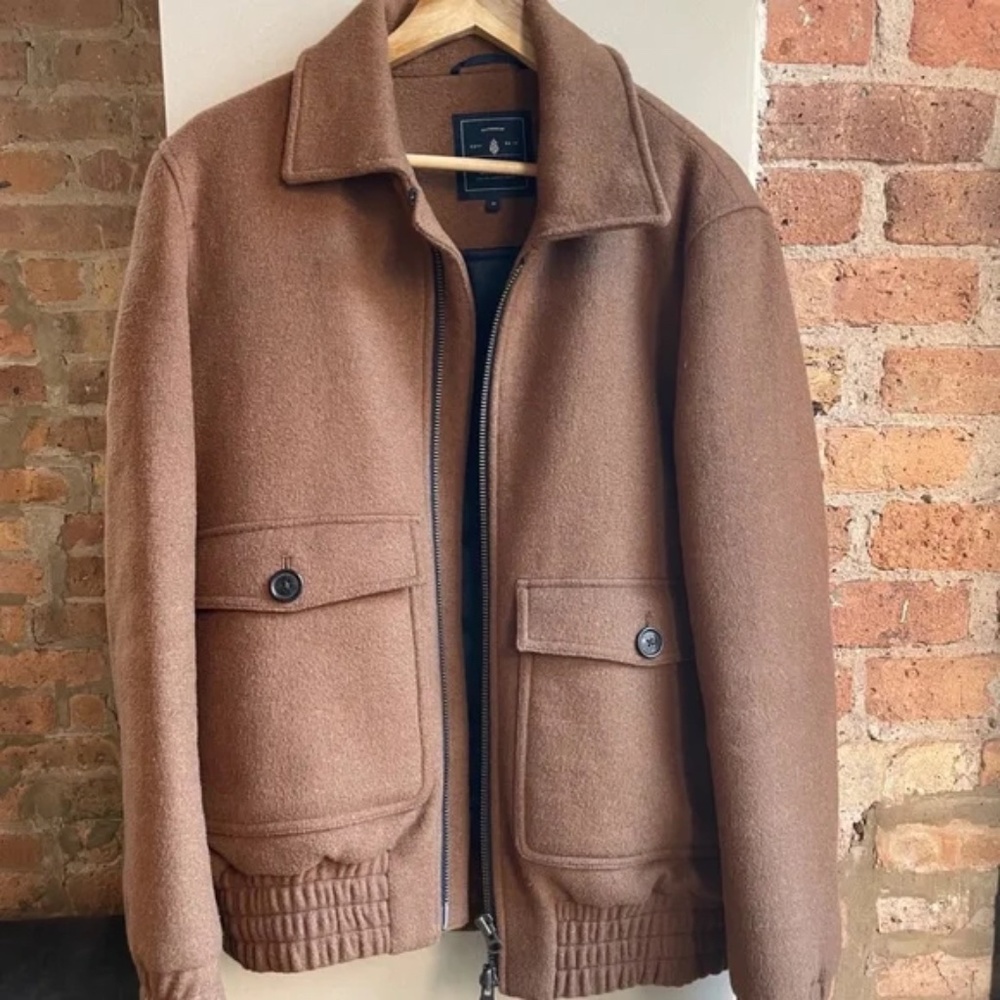 Offer For Buyer - Aviator Bomber in Camel by Frank & Oak (Medium)